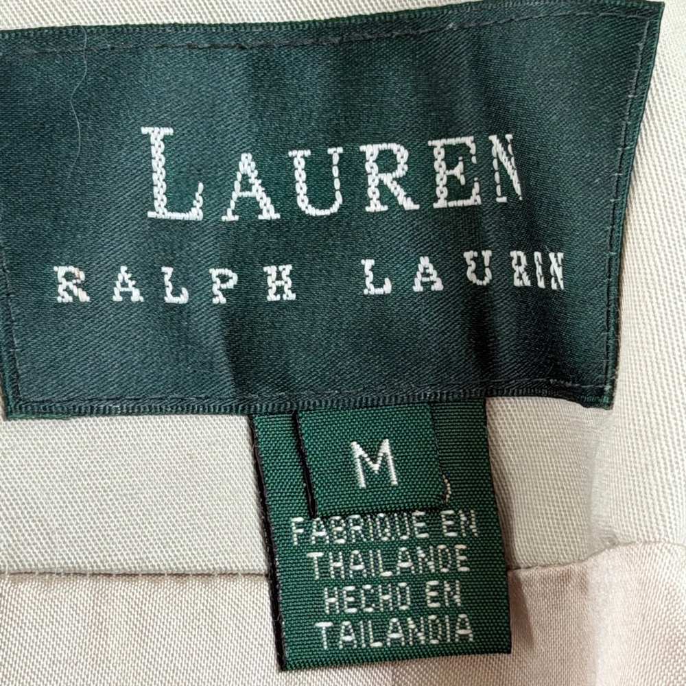 Women’s Lauren FULL LENGTH Ralph Lauren Trench Coat 🧥 size Medium in EUC - Picture 9 of 12